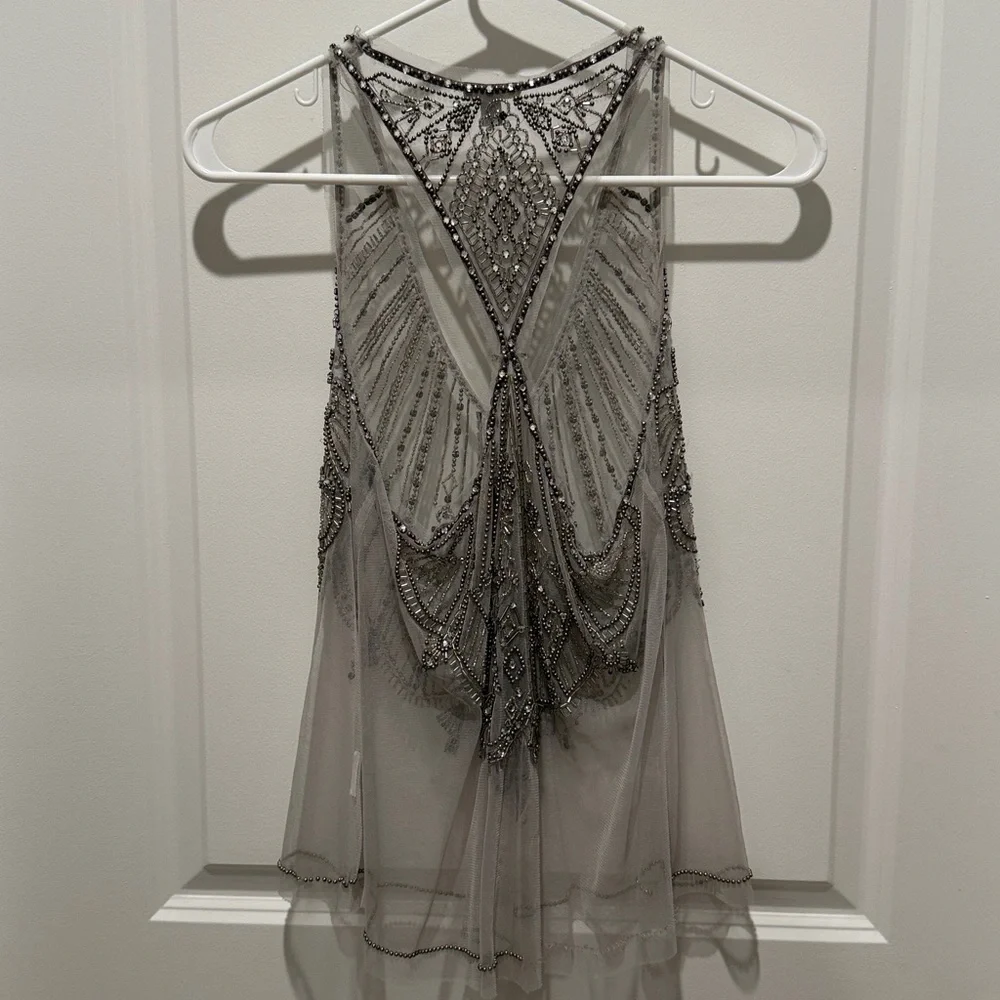 Beaded/jeweled detailed blouse - Picture 3 of 5